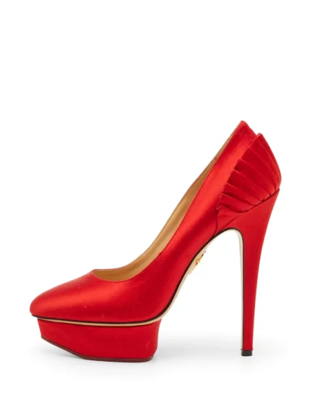 Pantofi cu toc Charlotte Olympia roșu