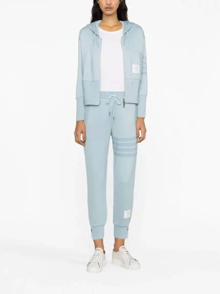 Dryžuotos kelnės Thom Browne mėlyna