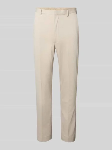 Spodnie o kroju slim fit z mieszanki model Harold' Mcneal beżowe