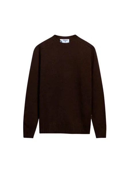 Sweter Sebago wełniany brązowy