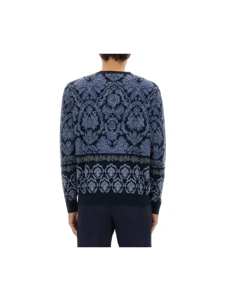 Sweter Etro niebieski
