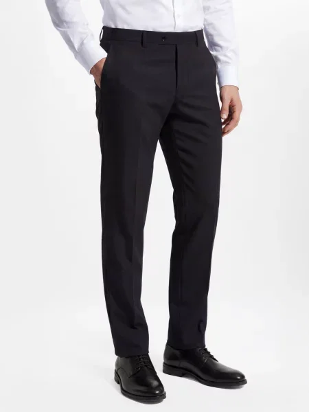 Finshley & Harding spodnie garniturowe Mężczyźni Modern Fit 24 szary