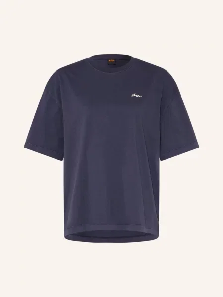 Boss Oversized Tričko Eboys tmavě modrá