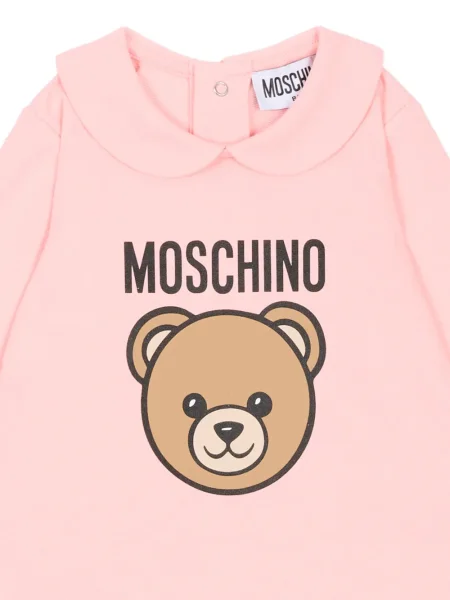 Piżama dziecięca Moschino różowa