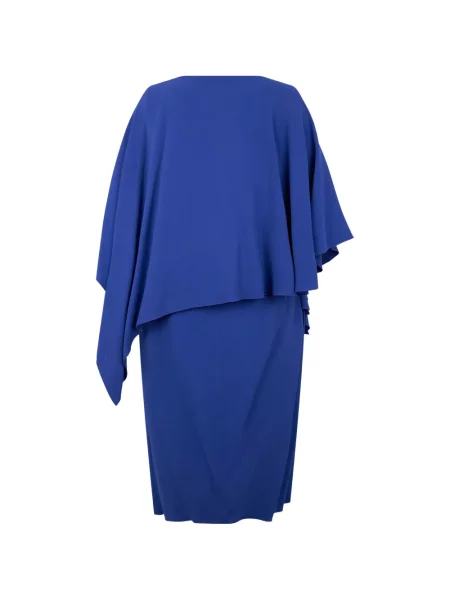 Rochie midi Alberta Ferretti drapată albastru