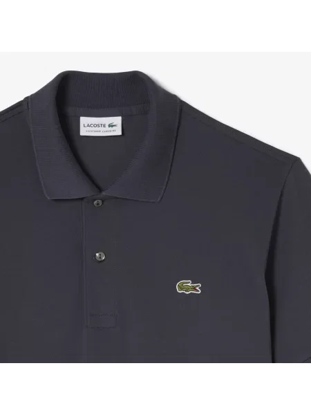 Lacoste Koszulka Polo Light Classic Fit Ciemnoszara szary