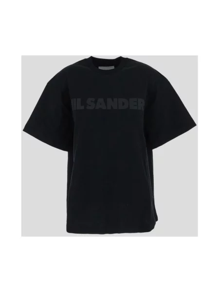 Koszulka Jil Sander z krótkim rękawem czarna