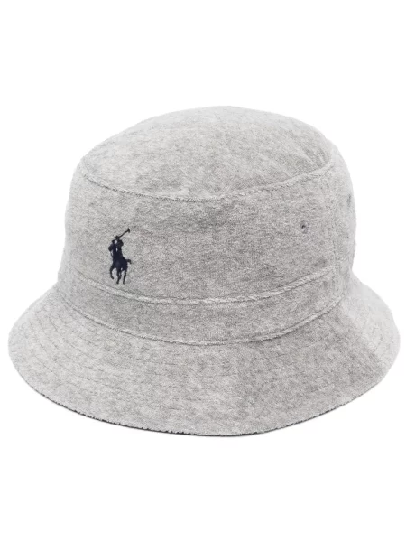 Odgovarati dugo majica Polo Ralph Lauren s vezom siva