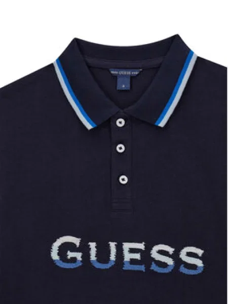 Guess Pólóing Sötétkék Relaxed Fit