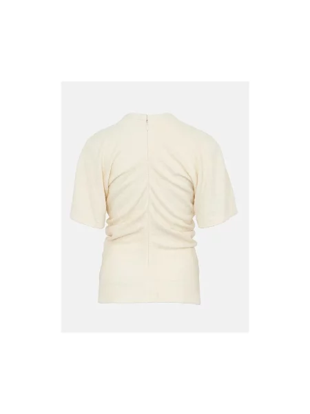 Koszulka Acne Studios beżowa