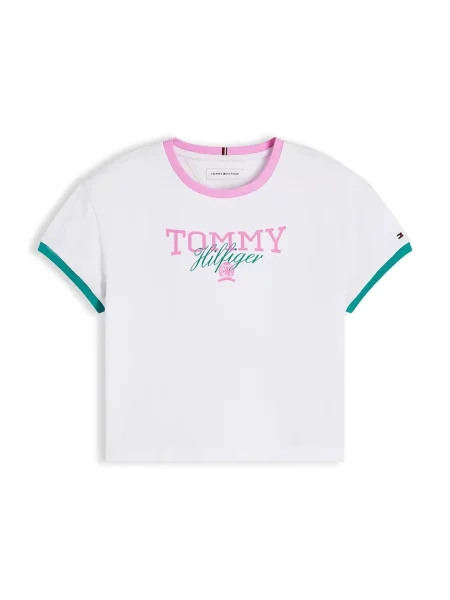 Tommy Hilfiger majica za djecu od pamuka bijela
