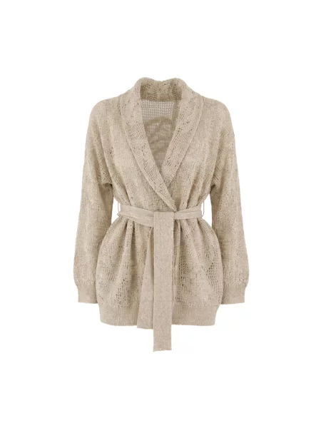 Kardigan Brunello Cucinelli beżowy