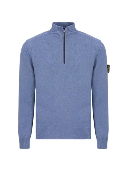 Sweter dziecięcy Stone Island niebieski