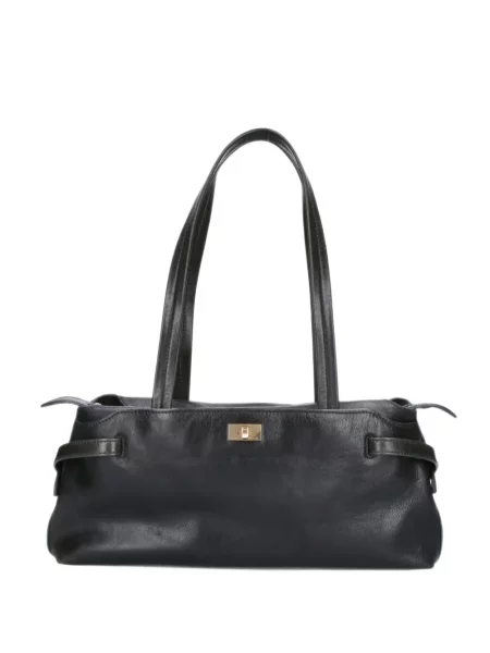 Geantă shopper Anya Hindmarch din piele negru