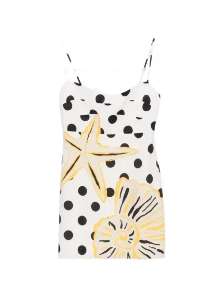 Rochie mini Cala De La Cruz cu buline alb