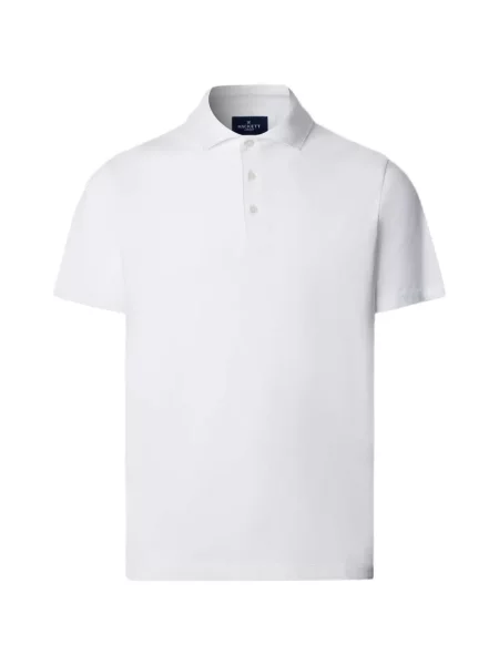 Scurt tricou polo Hackett alb