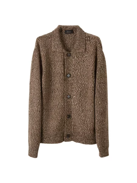 Cardigan Brioni de lână maro