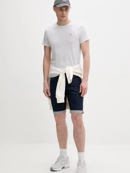 Tommy Jeans tričko šedé