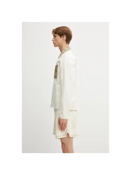 Kurtka jeansowa Filling Pieces beżowa