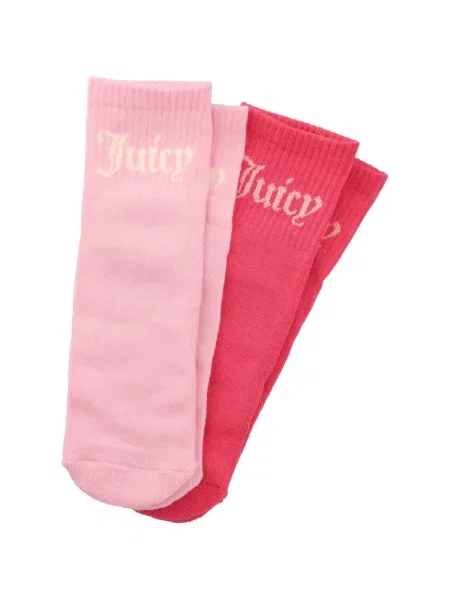 Șosete Juicy Couture cu imagine cu motiv cu inimi roz
