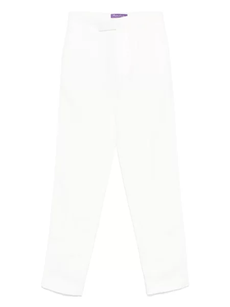 Pantaloni Ralph Lauren Purple Label de in alb