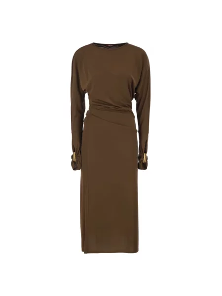 Sukienka Max Mara brązowa
