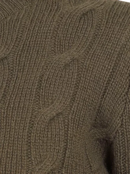 Kašmyro apkirptas flisinis džemperis Polo Ralph Lauren juoda