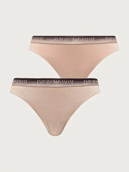 Emporio Armani Underwear brazilky dámske béžová