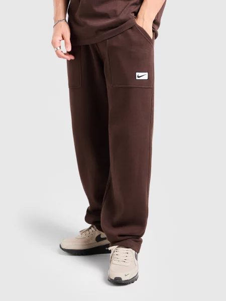 Nike Spodnie M Nsw Sf Bb Oh Pant brązowe