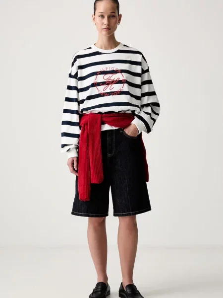 Tricou cu mânecă lungă Tommy Hilfiger