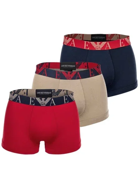 Emporio Armani Underwear boxerky pánske s elastanom červená