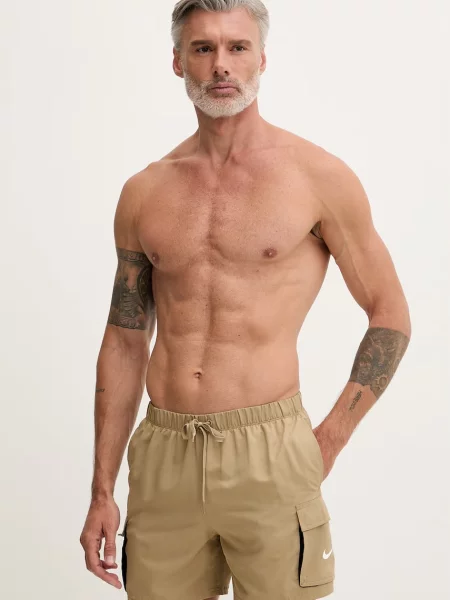 Nike pantaloni scurți de baie pentru bărbați bej