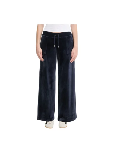 Spodnie dresowe Juicy Couture niebieskie