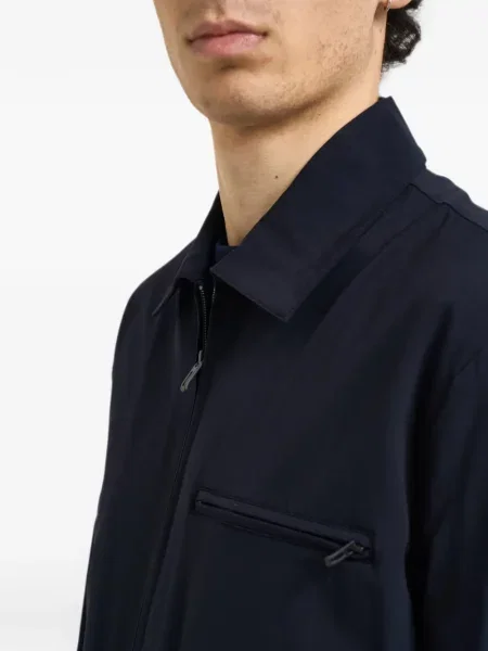 Яке Emporio Armani кепър синьо