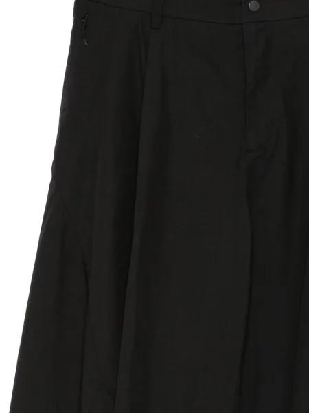 Pantaloni Croquis din poplin negru