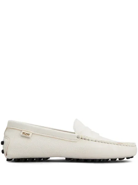 Pantofi loafer Tod's din piele alb