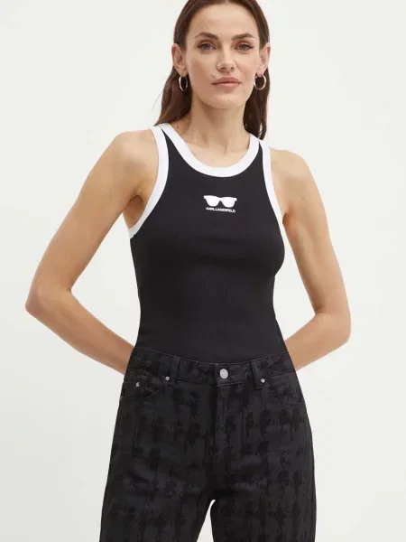 Топ Karl Lagerfeld черно