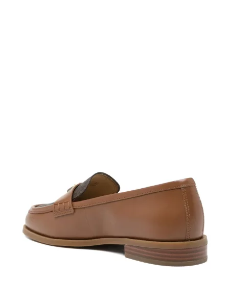Pantofi loafer Michael Kors din piele maro