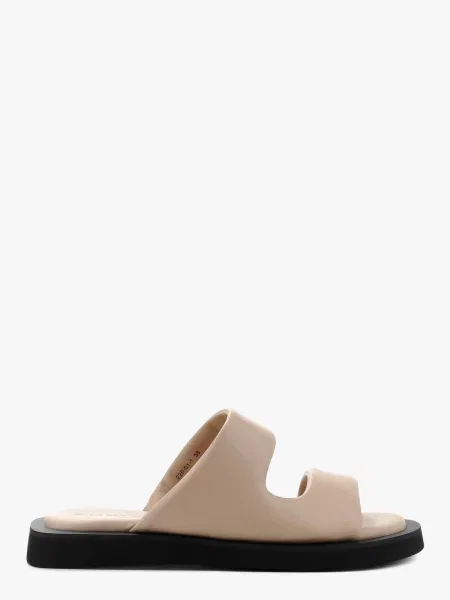 Шкіряні Шльопанці LeBERDES бежевий