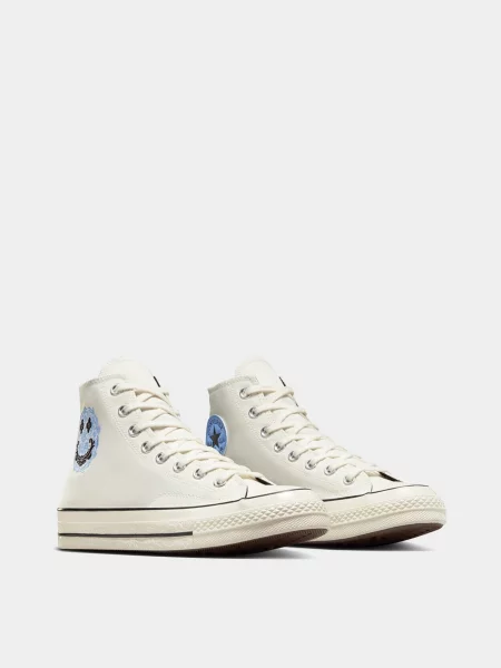 CONVERSE Кеди високі Унісекс Без підкладки білий