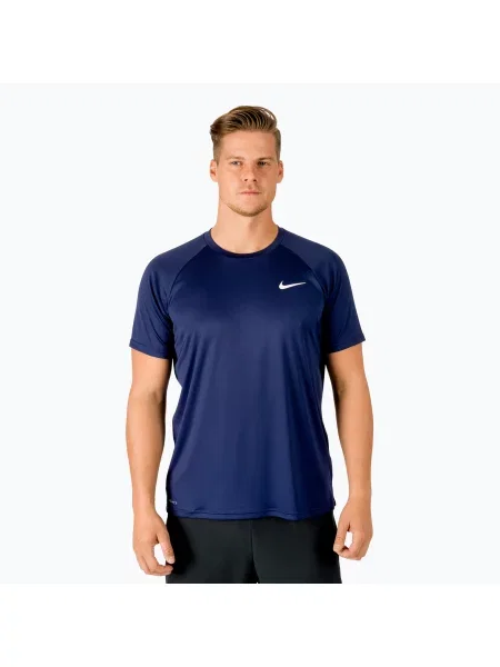 Мъжка тениска за тренировки Nike Essential тъмносиня синьо