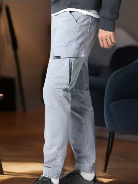 Sinsay Džíny regular jogger fit světle modrá