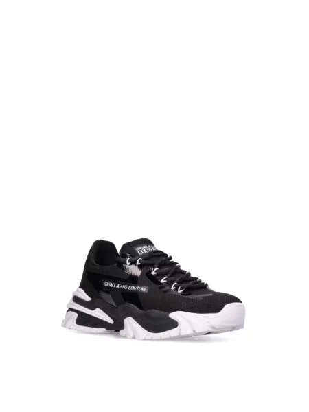 Sneakersy Versace skórzane czarne