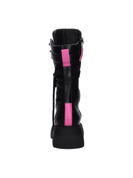 Buty do kostki 3juin skórzane czarne