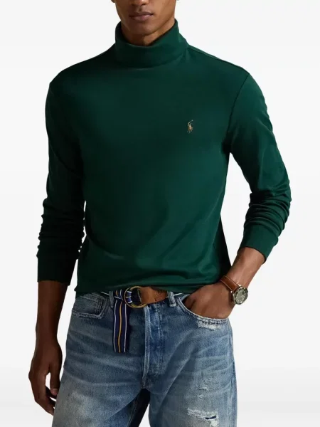 Chiloți Polo Ralph Lauren din țesătură twill cu autograf cu glugă albastru