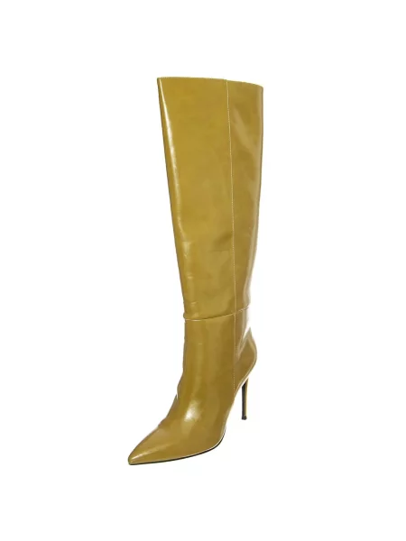 Botki Jeffrey Campbell skórzane zielone