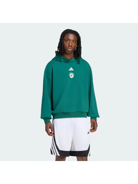 BLUZA Z KAPTUREM PANATHINAIKOS ATENY BB zielona