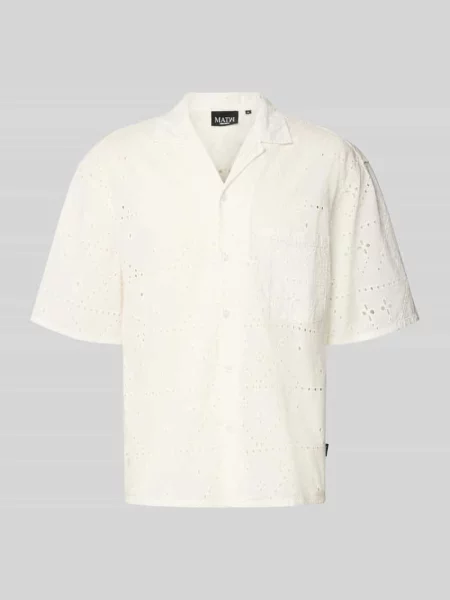 Koszula casualowa z listwą guzikową model ‘HYDRA’ Jack & Jones biała