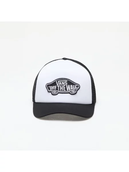 Kšiltovka Vans Classic Patch Curved Bill Trucker black/white černá