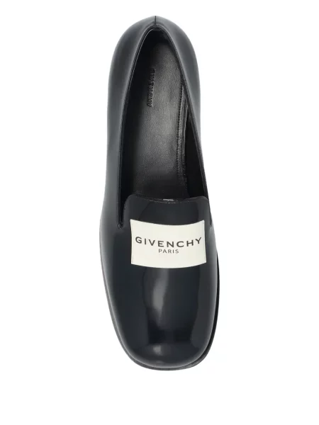 Pantofi loafer Givenchy din piele de lac negru